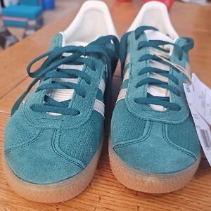 adidas Green Suede Athletic Shoes